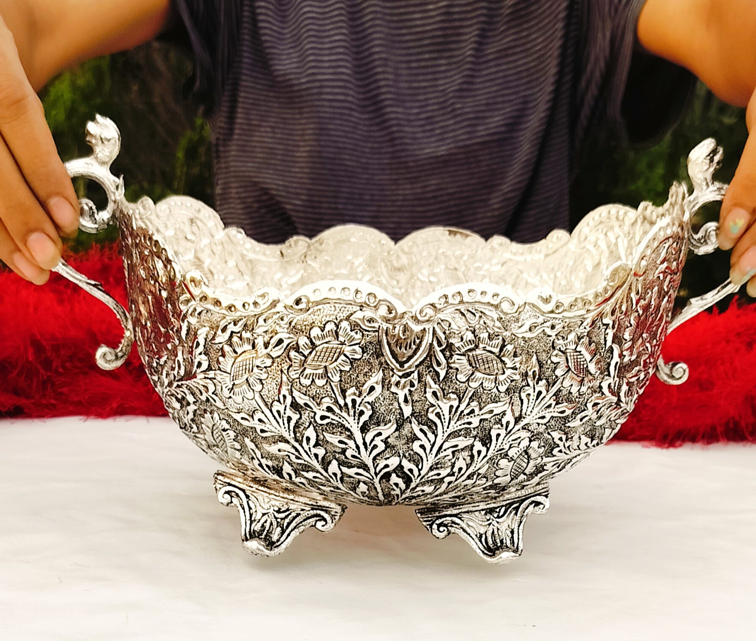 German Silver Oval Bow (5)