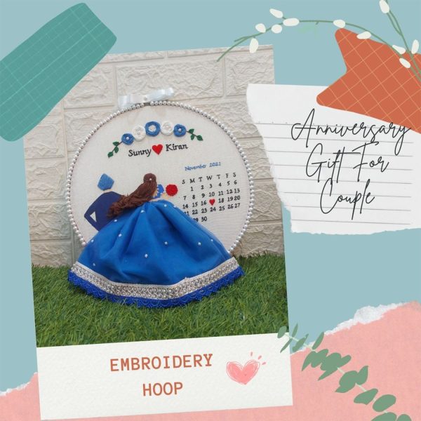 🌸 Personalised Embroidery Hoop 💕✨