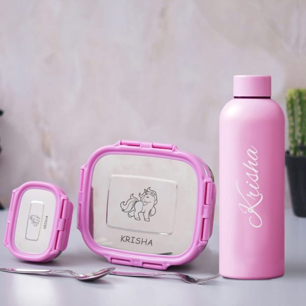 🥤🍱 Personalized Lunch Bottle Combo ✨💖
