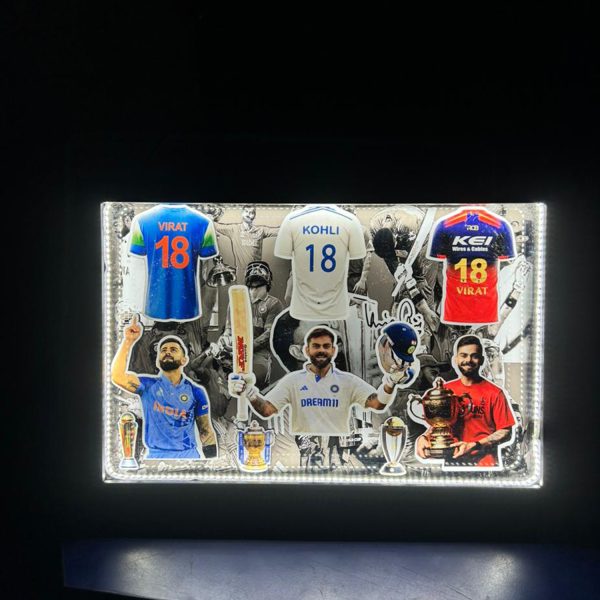 🏏 Personalized IPL LED Table Box ✨💖