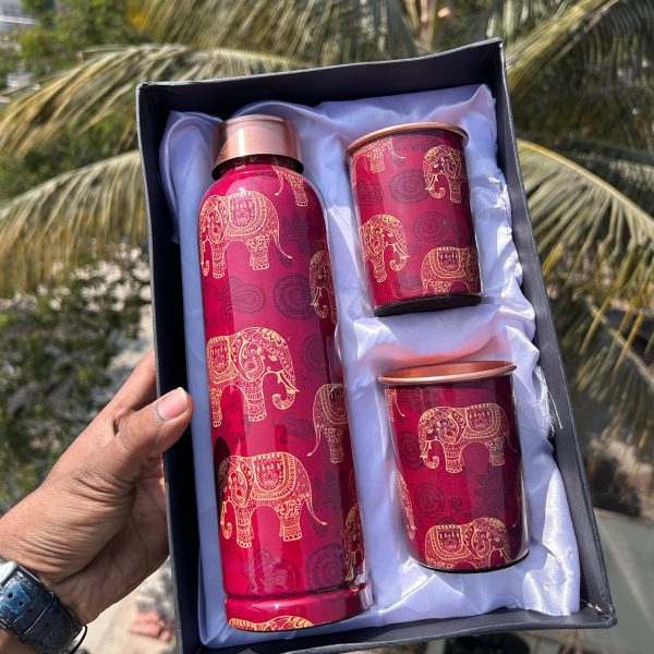 🥤✨ Personalized Enamel Copper Set 💖